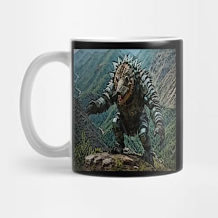 cybernetic Pangolin alien Mug